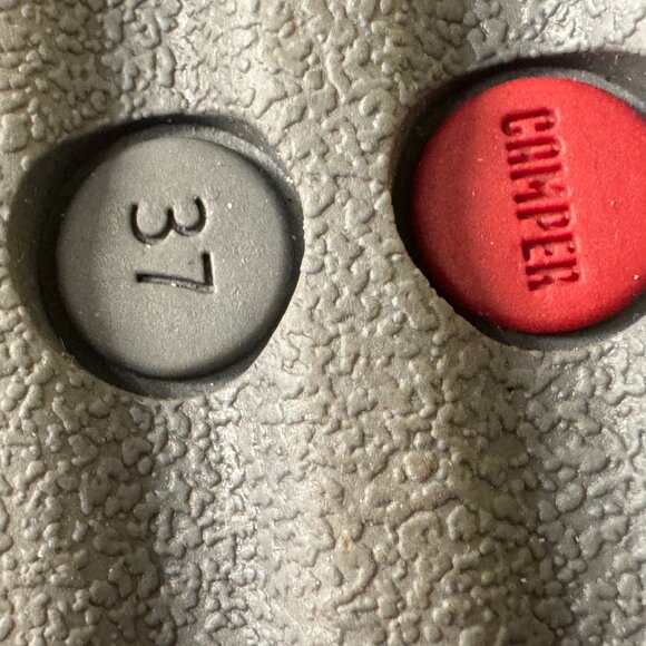 𝅺CAMPER LAIKA BLACK LEATHER OXFORDS SHOES - Picture 5 of 8